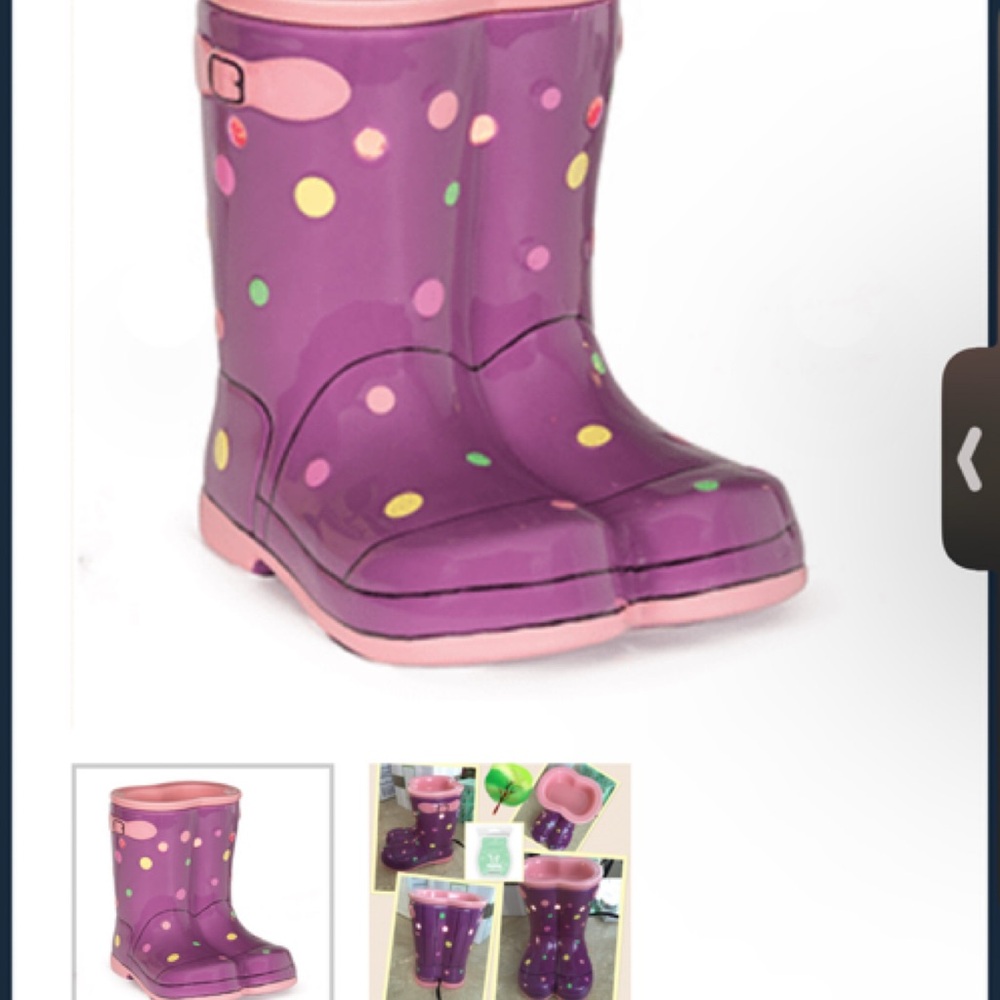 Scentsy Purple and Pink Polka Dot Boot Warmer